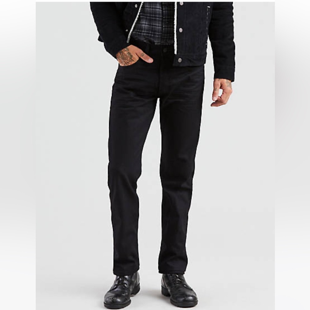 501® The original straight fit jean size L 30 W 30 nickel black Style 005010638